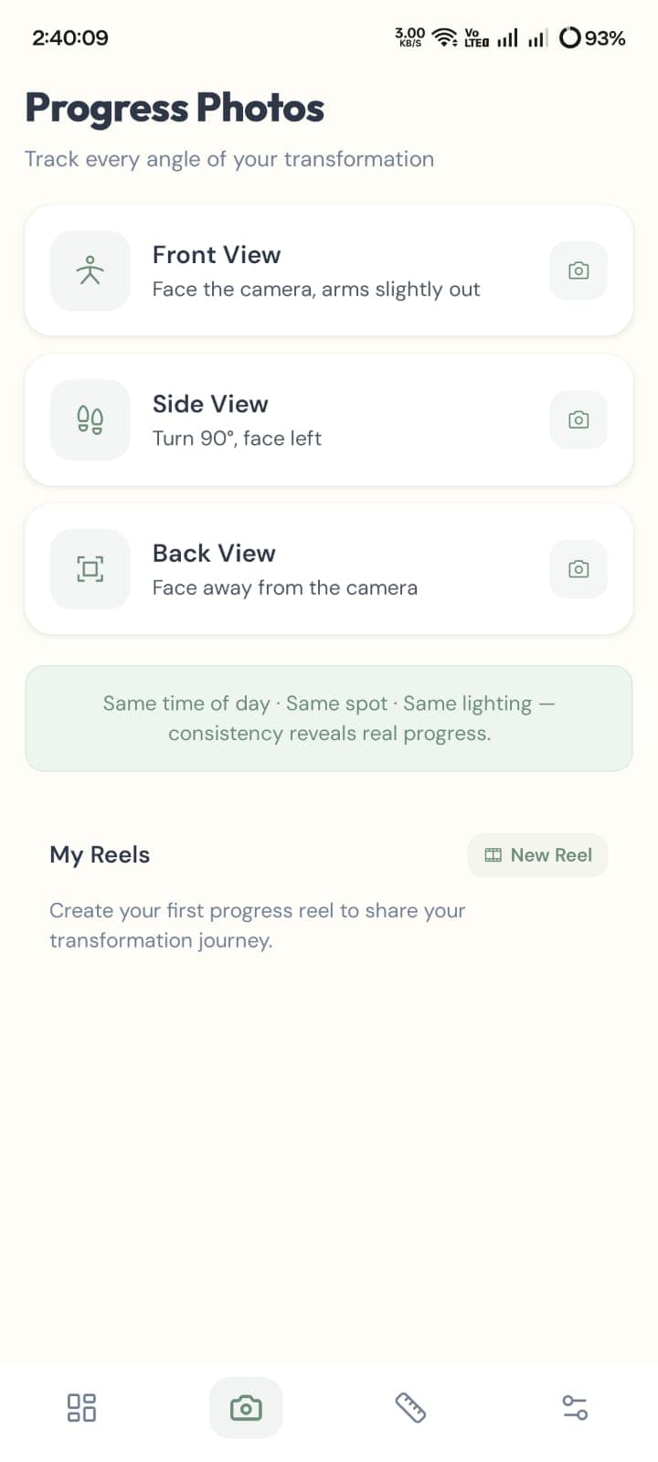 FormSnap body measurements