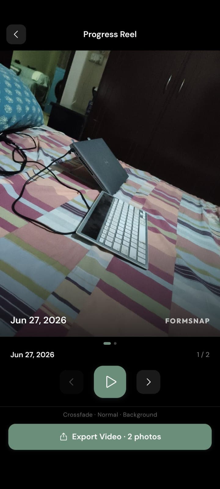 FormSnap progress reel